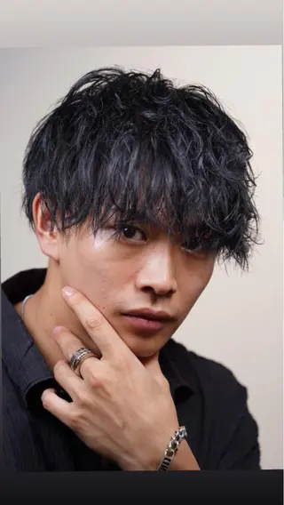 メンズ CHROM TOKYO ALT所属・🔥メンズ専門🔥 佐々木　パーマ大人気のヘアスタイル