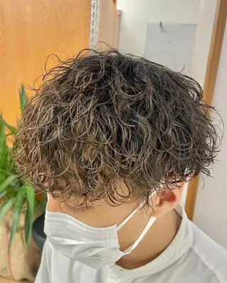 パーマ メンズ 立川メンズパーマ職人 小泉文人のヘアスタイル