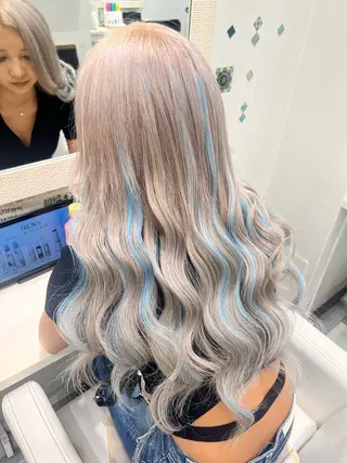 ロング カラー Lapis 池袋店所属・MASHIRO 🩵Lapis池袋店のヘアスタイル
