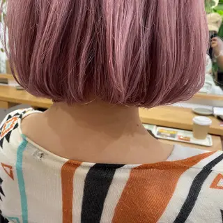 ミディアム カラー パーマ ヘアアレンジ ツヤ髪 ／髪質改善 松岡将太郎のヘアスタイル