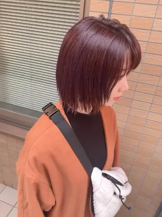 ショート カラー 髪質改善&韓国風 RINAのヘアスタイル