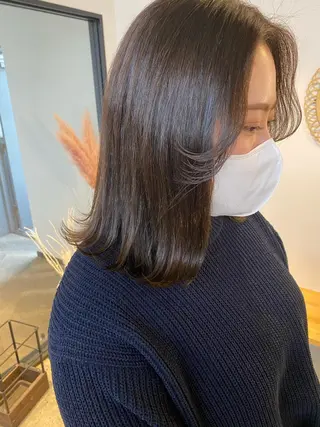 ミディアム カラー 🌼ハイライト透明感 🌼maiのヘアスタイル