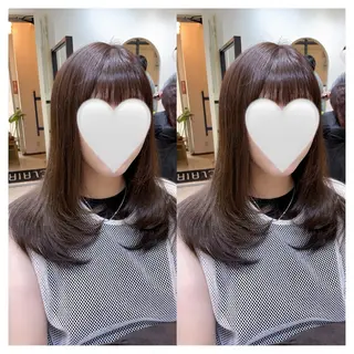 セミロング カラー 村山 茉衣のヘアスタイル