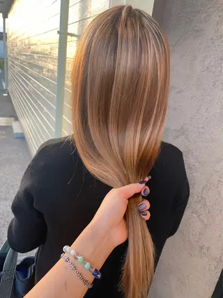 ロング カラー arl 豊田店アシスタントのヘアスタイル