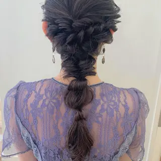 ロング ヘアアレンジ clan en所属・clan .のヘアスタイル