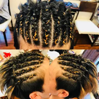 GO TODAYSHAiRESALON所属・✨コーンロウ✨ 本田さゃかのヘアスタイル