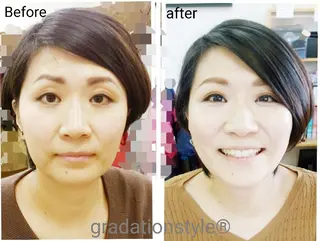 マツエク・マツパ ヘアアレンジ アイブロウ 🎼グラデーション スタイル札幌♫*⁠✧のマツエク・マツパデザイン