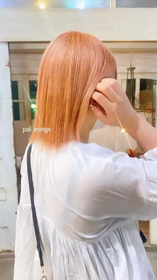 ミディアム カラー ヘアアレンジ メンズ キッズ 心斎橋美容室 Junのヘアスタイル