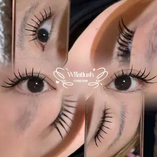 マツエク・マツパ YUI アイリスト ᐩᕀ UNELMAのマツエク・マツパデザイン