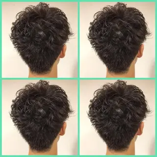 ショート パーマ ハイトーンデザイン カラー特化🌟木下のヘアスタイル