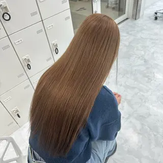 ロング カラー ダブルカラー 韓国ヘアKYONのヘアスタイル