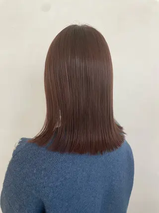 ミディアム 花田 綾のヘアスタイル