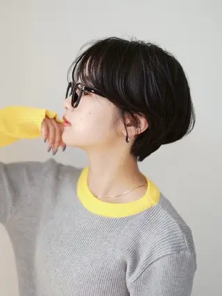 ショート カラー パーマ ヘアアレンジ 田邉 真之助のヘアスタイル