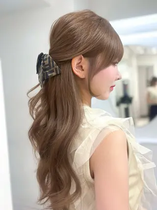 ロング カラー 艶髪/モテヘア🎀 MIHOのヘアスタイル