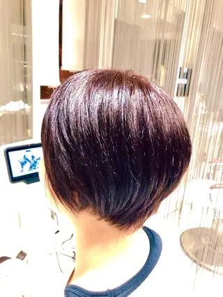 ショート カラー Agu hair Ao 香取佐原店所属・蓑輪 ミノワのヘアスタイル