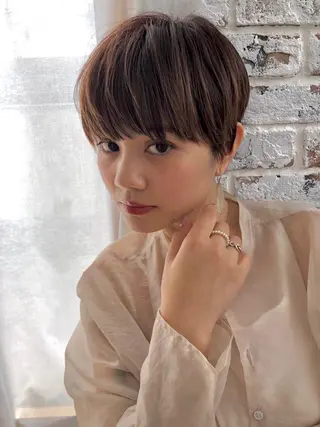 ショート さかい なつみのヘアスタイル