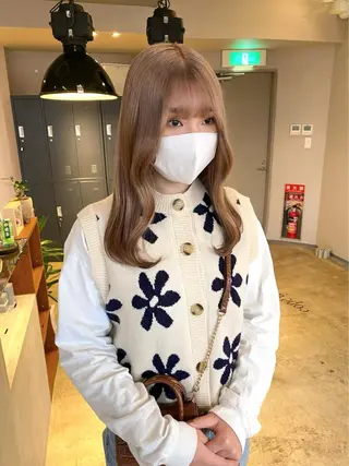 セミロング cope'u  emu所属・cope'u moneのヘアスタイル