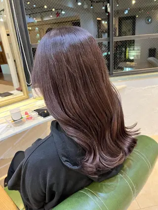 セミロング カラー 💛ハイトーン💛 りむのヘアスタイル