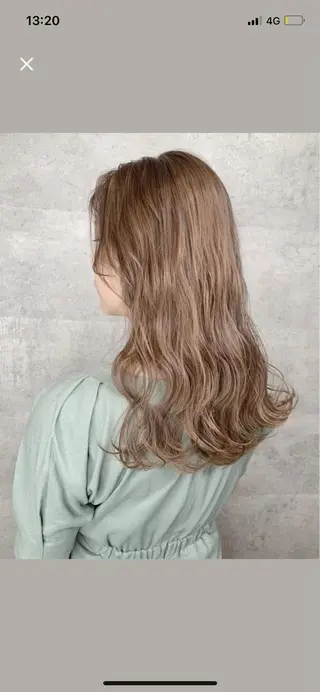 ミディアム カラー 渋谷/ハッシュ レイヤーカット/会田のヘアスタイル