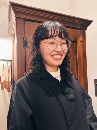 セミロング 似合わせパーマ 🌼カンナのヘアスタイル