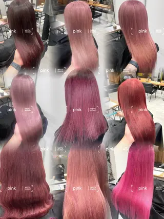 カラー RIO🩶NEXT/ エクステ/ハイトーンのヘアスタイル