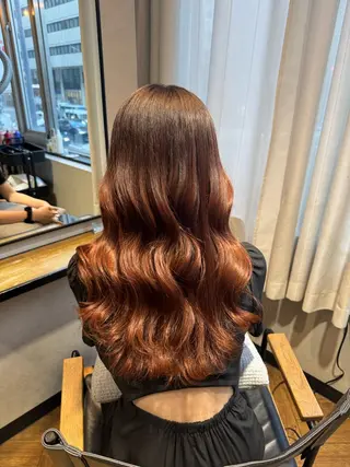 セミロング MIREI /韓国風 /大阪美容室のヘアスタイル