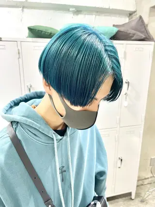 ショート カラー レイヤーカットとハイ トーン/HIROKIのヘアスタイル