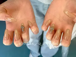 セミロング アトリエAIHA所属・アトリエAIHA★ フィルイン推奨サロンのネイルデザイン