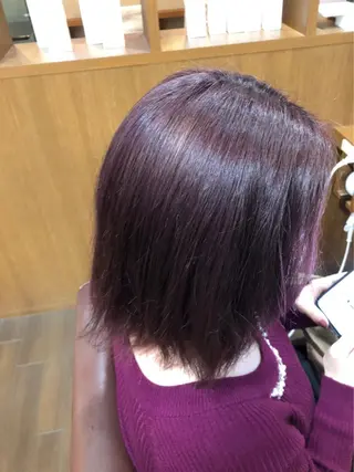 セミロング presso  hair所属・山崎 理紗のヘアスタイル