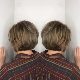 ショート カラー 柴田 祐輔のヘアスタイル