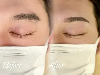 メンズ アイブロウ 🤍Five Beauty Clinic所属・衛藤 志歩子のエステ・リラクイメージ