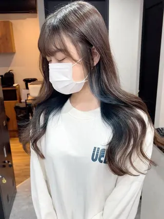 カラー Foi by Belle都賀店（フォワ バイ ベル）所属・FoibyBelle ﾌｫﾜﾊﾞｲﾍﾞﾙのヘアスタイル