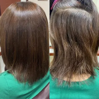 セミロング 阿津坂 美空のヘアスタイル