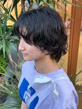 パーマ 野村 咲月のヘアスタイル
