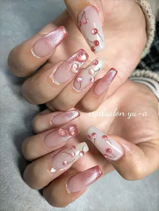 ネイル ネイル＆ホワイトニング   Yu-a所属・yu-a  スカルプ ネイルakiのネイルデザイン