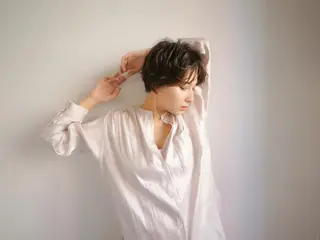 セミロング カラー パーマ ヘアアレンジ newi grande 横浜店のヘアスタイル