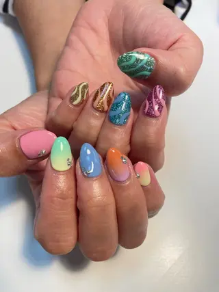 ネイル relaxation boutique LICO所属・タグチ カオリのネイルデザイン