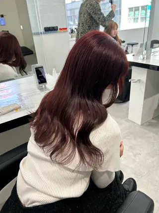 ロング カラー エフェクトブリーチ／ レイヤーカット／翔のヘアスタイル