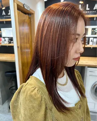 ロング カラー 🫐寒色系カラー 🫐ヤマナカリリカのヘアスタイル