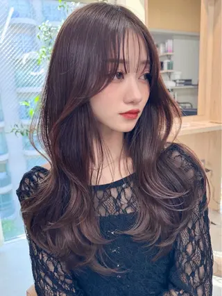 ロング 美人レイヤーカット 後藤健一のヘアスタイル