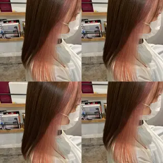 ミディアム カラー レイヤー×髪質改善 マネージャー安藤光司のヘアスタイル