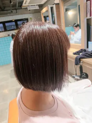 カラー ミディアム alushe 岡 陽子のヘアスタイル