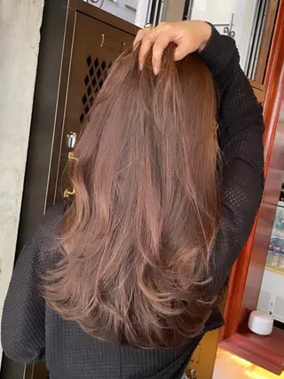 ロング 人気のレイヤーカット TAROのヘアスタイル