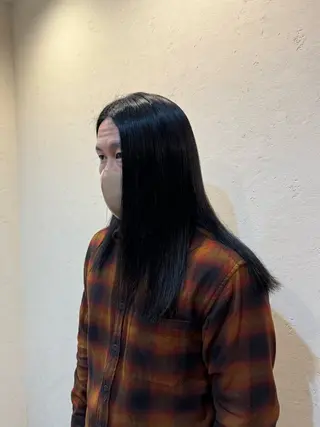 ロング カラー 内沼 恵留菜のヘアスタイル