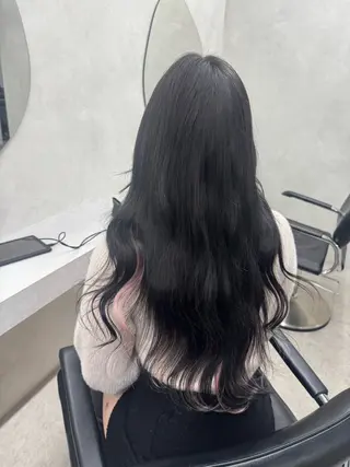 ロング 🌟YUYA/寒色/ エクステ/ハイトーンのヘアスタイル