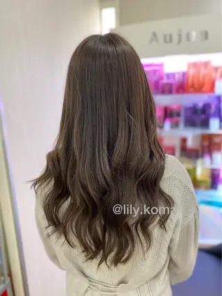 セミロング カラー 🐥こ ま🐥のヘアスタイル