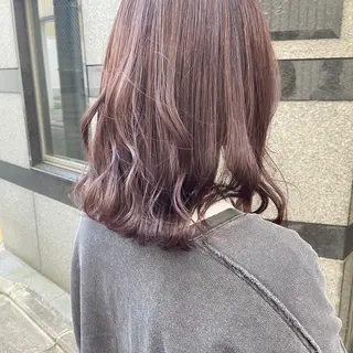 セミロング 川野 彩海のヘアスタイル