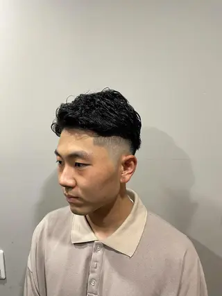 ショート パーマ カット指名No1漆原 聡のヘアスタイル