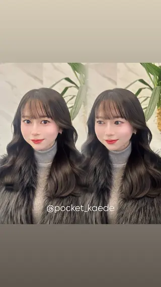 カラー 🤍韓国ヘア/ 楓🤍のヘアスタイル