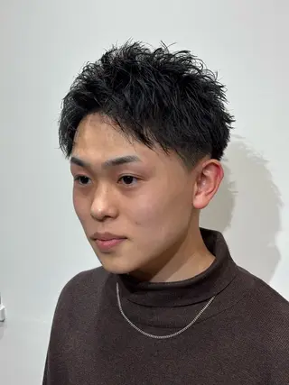 ショート メンズ 【店長】メンズ職人 短髪　ハイトーン🔥のヘアスタイル